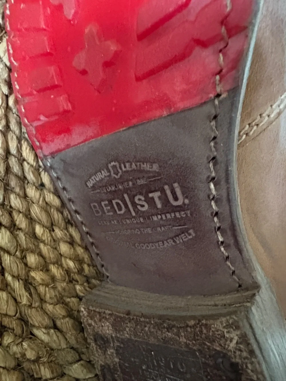 Bed Stu Nandi Chelsea Rustic Leather Boots 9